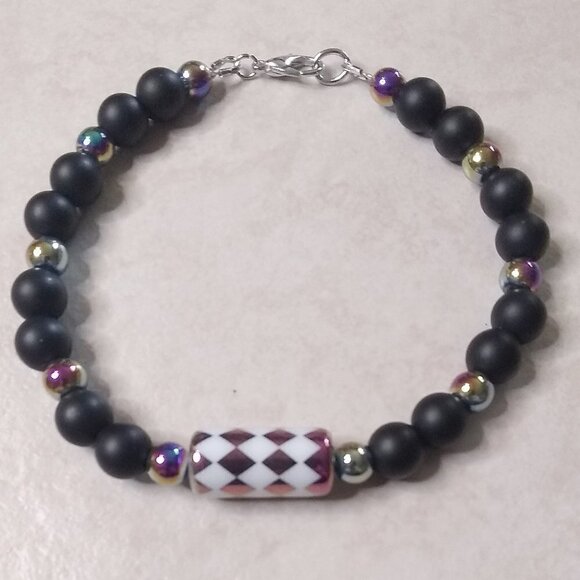 🍂🍁🍃 3/$25!!! Made for BBW Wrists! Color Changing Focal + Black Beads! - Picture 1 of 7